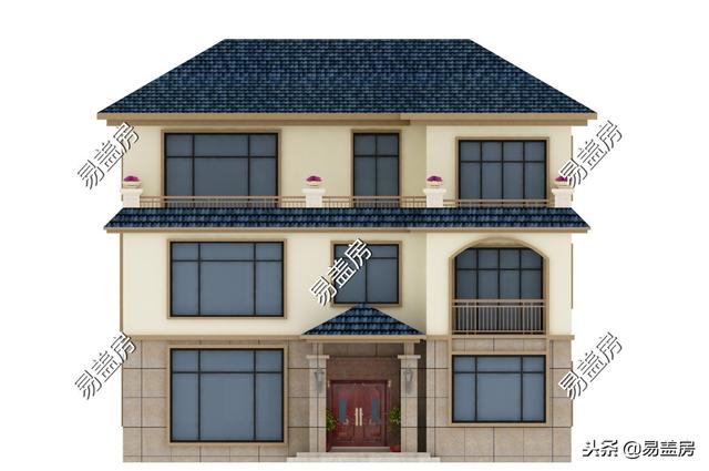 歐式別墅設(shè)計(jì)圖，家庭KTV配頂層露臺(tái)，生活享受引鄉(xiāng)親羨慕，造價(jià)60萬(wàn)