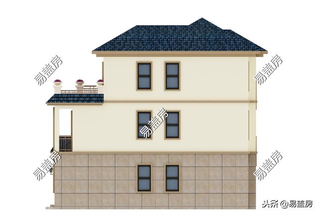 歐式別墅設(shè)計(jì)圖，家庭KTV配頂層露臺(tái)，生活享受引鄉(xiāng)親羨慕，造價(jià)60萬(wàn)