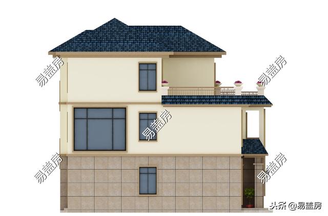 歐式別墅設(shè)計(jì)圖，家庭KTV配頂層露臺(tái)，生活享受引鄉(xiāng)親羨慕，造價(jià)60萬(wàn)