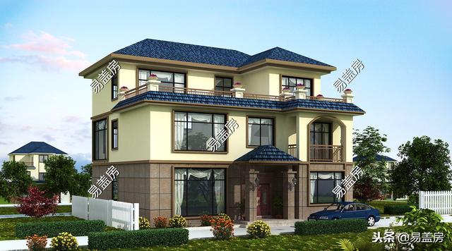 歐式別墅設(shè)計(jì)圖，家庭KTV配頂層露臺(tái)，生活享受引鄉(xiāng)親羨慕，造價(jià)60萬(wàn)