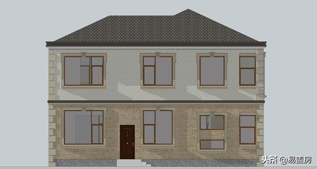 38萬鄉(xiāng)村別墅設計圖推薦，甘肅鋼結(jié)構(gòu)歐式小樓性價比十足，真漂亮