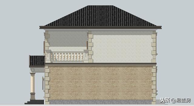 38萬鄉(xiāng)村別墅設計圖推薦，甘肅鋼結(jié)構(gòu)歐式小樓性價比十足，真漂亮