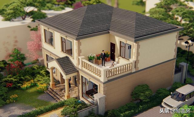 38萬鄉(xiāng)村別墅設計圖推薦，甘肅鋼結(jié)構(gòu)歐式小樓性價比十足，真漂亮