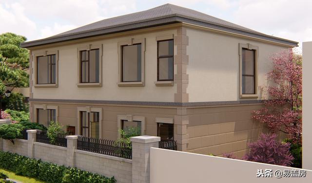 38萬鄉(xiāng)村別墅設計圖推薦，甘肅鋼結(jié)構(gòu)歐式小樓性價比十足，真漂亮