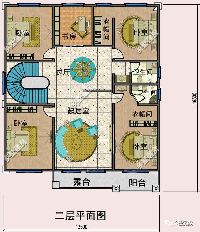 14X16米的農(nóng)村別墅設(shè)計圖，為了過年回家有面子，您的首選！