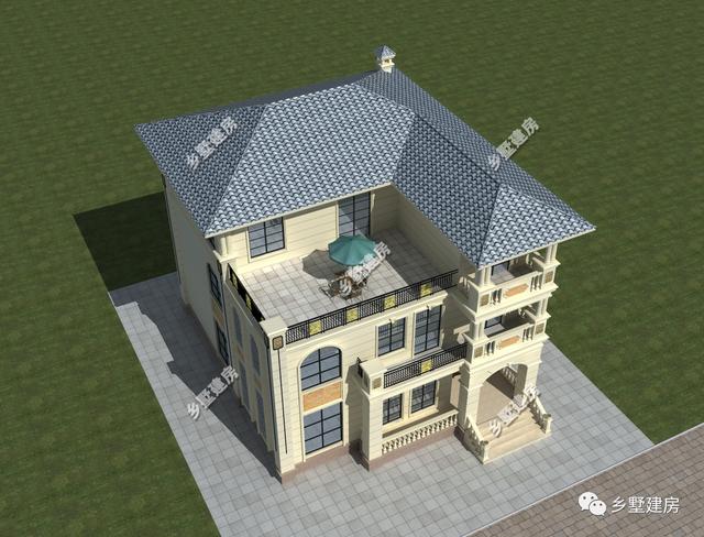 14X16米的農(nóng)村別墅設(shè)計圖，為了過年回家有面子，您的首選！