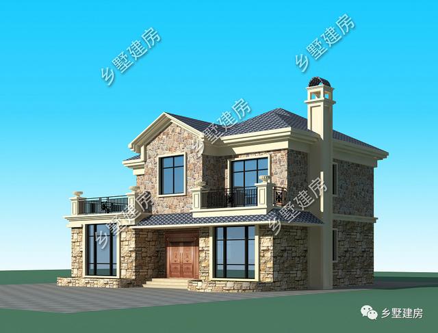高檔次別墅設(shè)計(jì)圖，真真正正的農(nóng)村別墅爆款，十里八村的都想建！