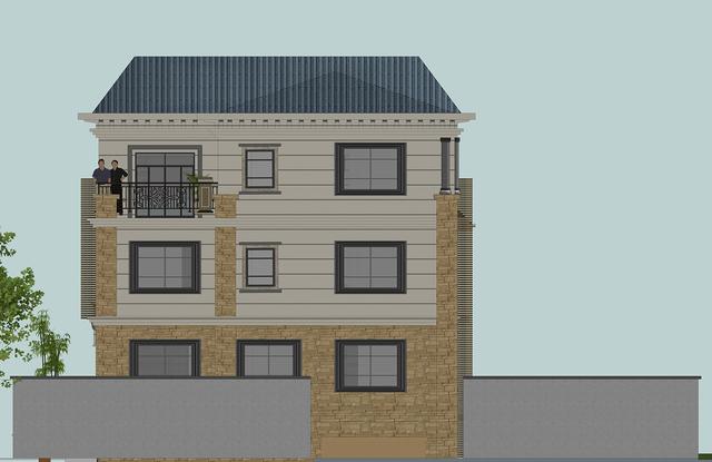 54萬360平方三層大氣別墅設計圖，室內布局盡然都是業(yè)主想法