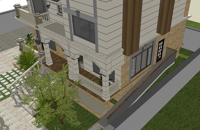 54萬360平方三層大氣別墅設計圖，室內布局盡然都是業(yè)主想法