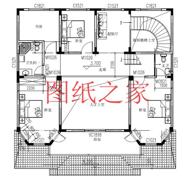 160平米的二層別墅設計圖，14X12米方正又實用，農(nóng)村建房的首選戶型！