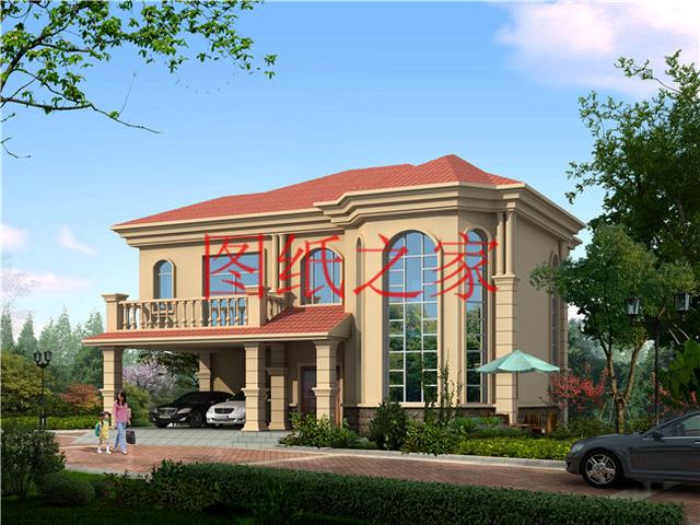 160平米的二層別墅設計圖，14X12米方正又實用，農(nóng)村建房的首選戶型！