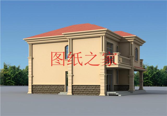 160平米的二層別墅設計圖，14X12米方正又實用，農(nóng)村建房的首選戶型！