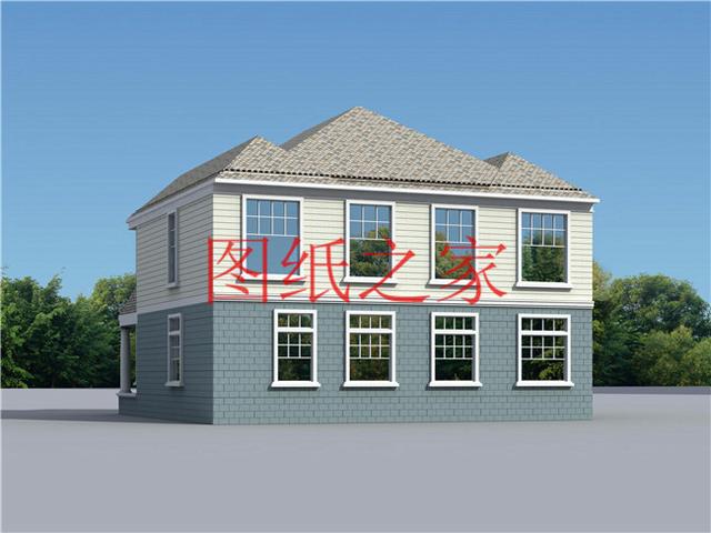 160平米的二層別墅設計圖，14X12米方正又實用，農(nóng)村建房的首選戶型！