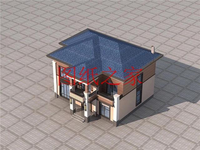 160平米的二層別墅設計圖，14X12米方正又實用，農(nóng)村建房的首選戶型！