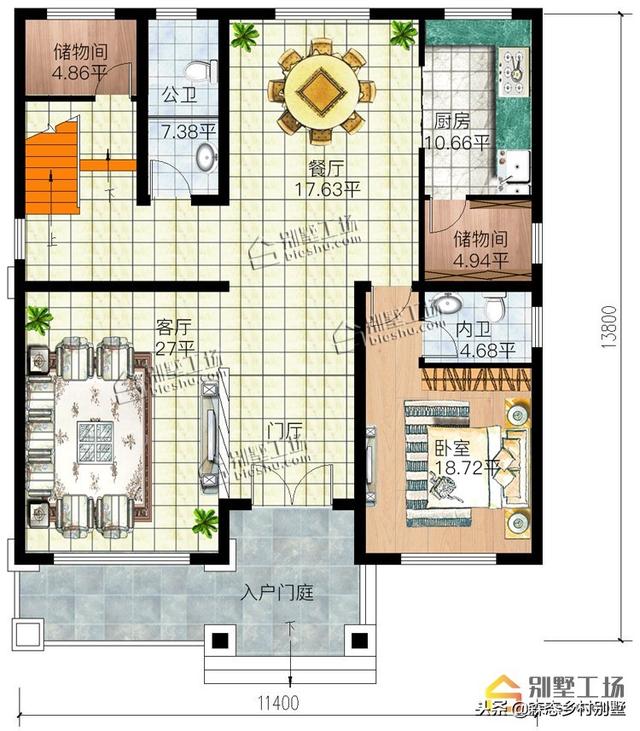 經(jīng)典農(nóng)村別墅設計圖紙，適合宅基地自建