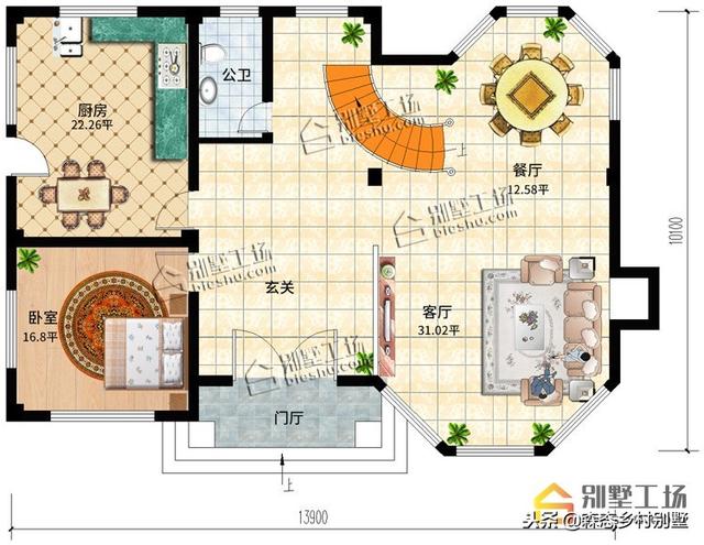 經(jīng)典農(nóng)村別墅設計圖紙，適合宅基地自建