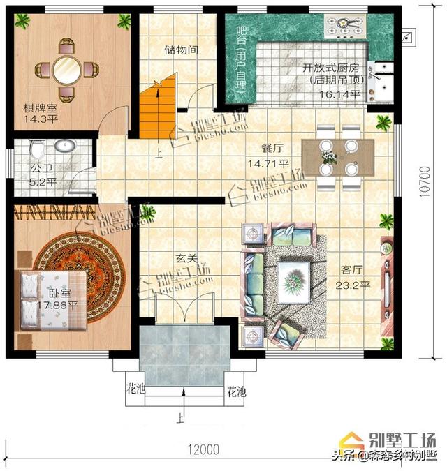 經(jīng)典農(nóng)村別墅設計圖紙，適合宅基地自建