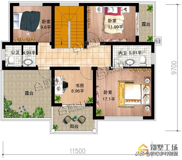 經(jīng)典農(nóng)村別墅設計圖紙，適合宅基地自建