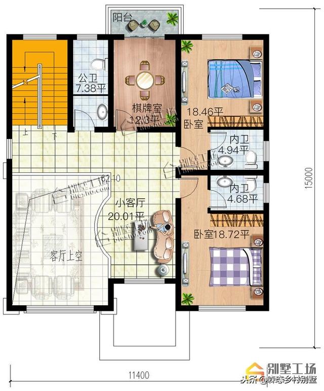 經(jīng)典農(nóng)村別墅設計圖紙，適合宅基地自建