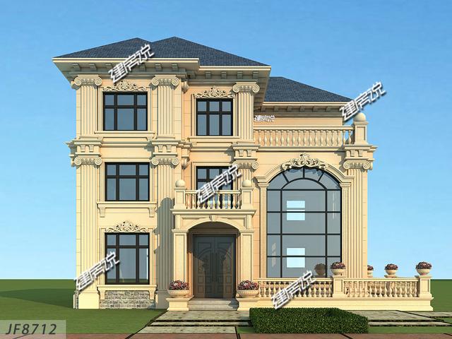 三層別墅設計圖，挑空客廳，大氣極了！包您滿意！