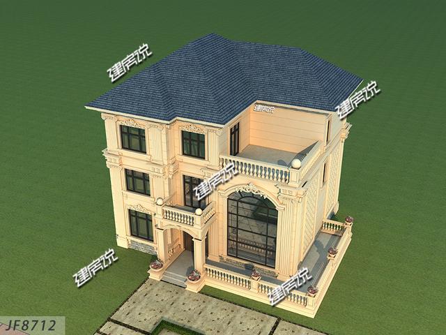 三層別墅設計圖，挑空客廳，大氣極了！包您滿意！