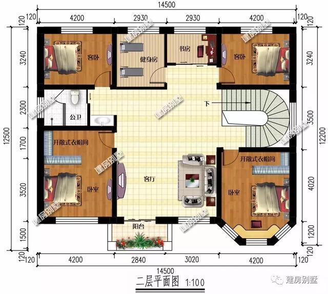 多開間的鄉(xiāng)村自建房設計，宅基地大是優(yōu)勢，地小的羨慕不來