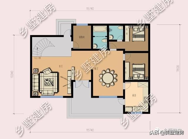 時(shí)尚洋氣農(nóng)村別墅設(shè)計(jì)圖，怕成本太高？這兩套30萬(wàn)左右的你肯定喜歡！