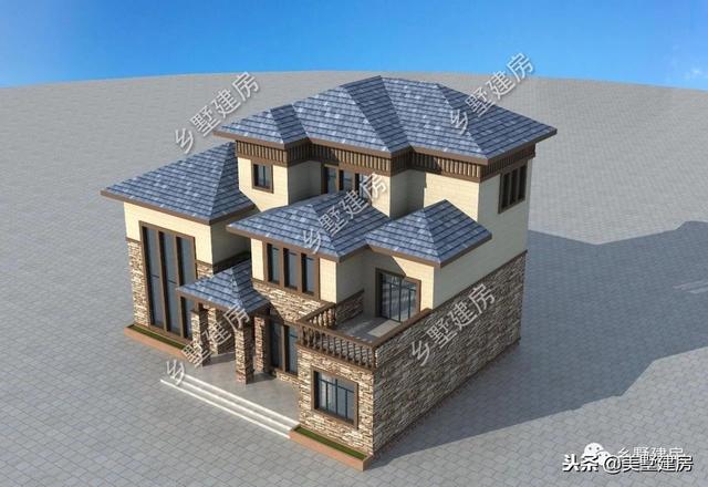 時(shí)尚洋氣農(nóng)村別墅設(shè)計(jì)圖，怕成本太高？這兩套30萬(wàn)左右的你肯定喜歡！