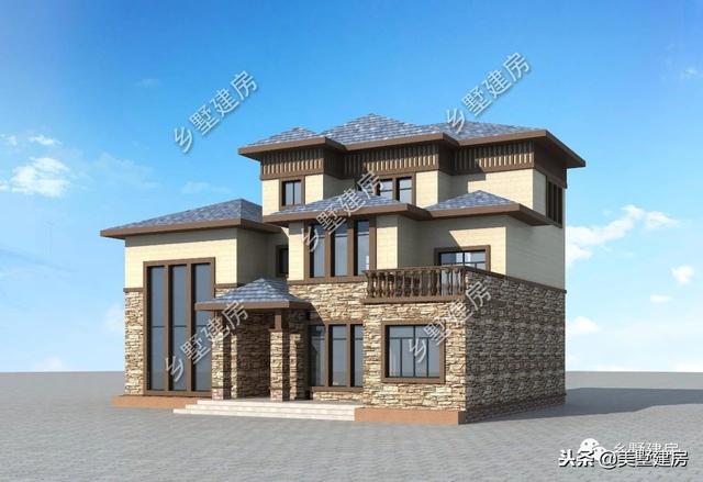 時(shí)尚洋氣農(nóng)村別墅設(shè)計(jì)圖，怕成本太高？這兩套30萬(wàn)左右的你肯定喜歡！