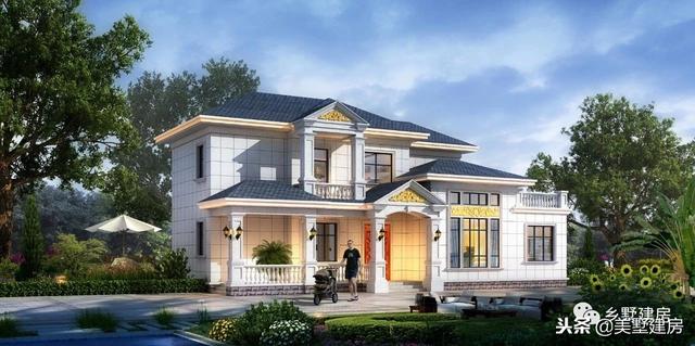 時(shí)尚洋氣農(nóng)村別墅設(shè)計(jì)圖，怕成本太高？這兩套30萬(wàn)左右的你肯定喜歡！