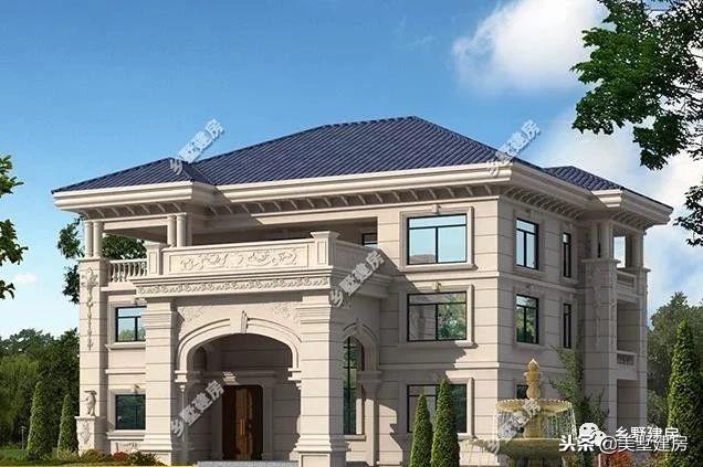 兩套農(nóng)村三層別墅設(shè)計(jì)圖，錯(cuò)落有致的新型別墅或布局方正的歐式