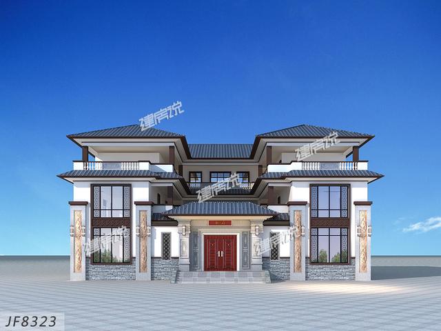 中式豪宅設計圖，2024年就是不一樣的一年，在村里牛逼轟轟