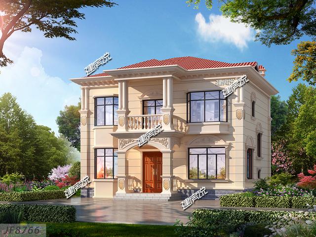 經(jīng)典別墅設計圖，有宅基地的有?？@棟漂亮別墅等你回家建！