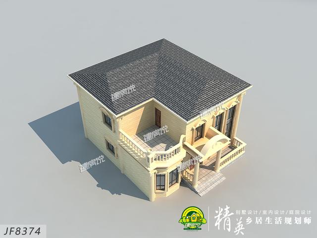 超級(jí)養(yǎng)眼的二層別墅設(shè)計(jì)圖紙，室內(nèi)布局還很實(shí)用