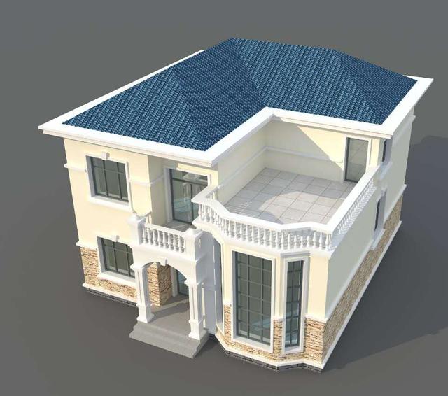 優(yōu)美二層小洋樓設(shè)計(jì)圖，20萬建別墅，實(shí)景一棟比一棟優(yōu)秀！