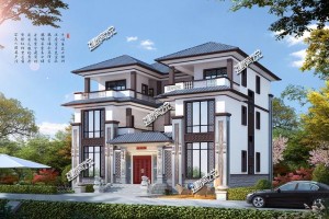 2024年新中式別墅設(shè)計(jì)，回鄉(xiāng)建造，讓人人都知道你在外面賺到了錢