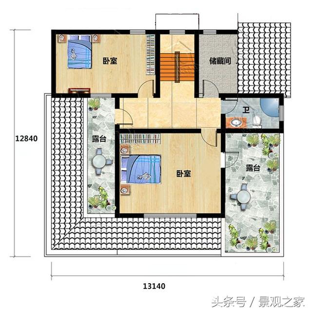 一層半小別墅設(shè)計(jì)圖，自建樓房設(shè)計(jì)方案推薦