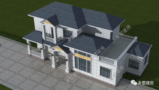 歐式二層小別墅設計圖，美到了極致，從骨子里透出的高貴感！