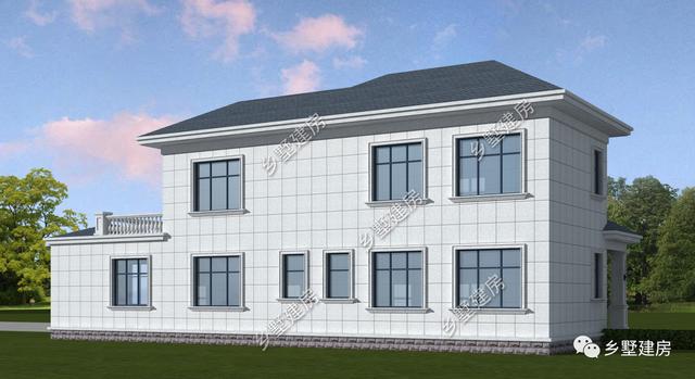 歐式二層小別墅設計圖，美到了極致，從骨子里透出的高貴感！