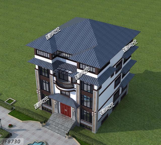 豪華中式別墅設(shè)計(jì)圖，這輩子，擁有一棟中式別墅，人生才不算白活