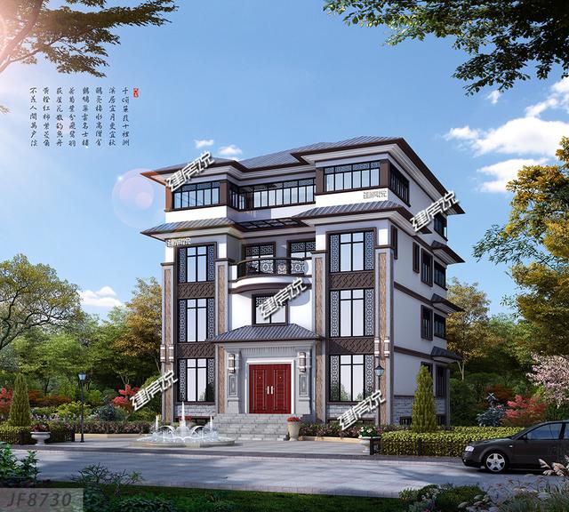 豪華中式別墅設(shè)計(jì)圖，這輩子，擁有一棟中式別墅，人生才不算白活