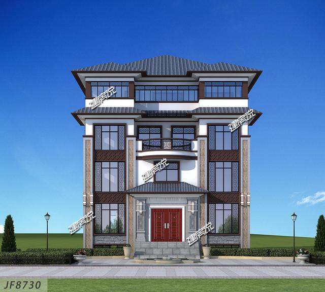 豪華中式別墅設(shè)計(jì)圖，這輩子，擁有一棟中式別墅，人生才不算白活