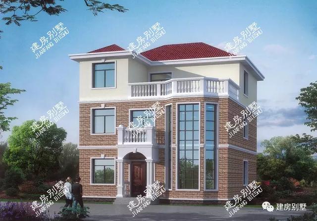 不同風格的鄉(xiāng)村別墅設計圖，第二棟新中式，造價都30多萬