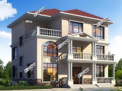 豪華歐式三層別墅設(shè)計(jì)圖推薦，好房子夠氣派，擁有一棟人生贏家