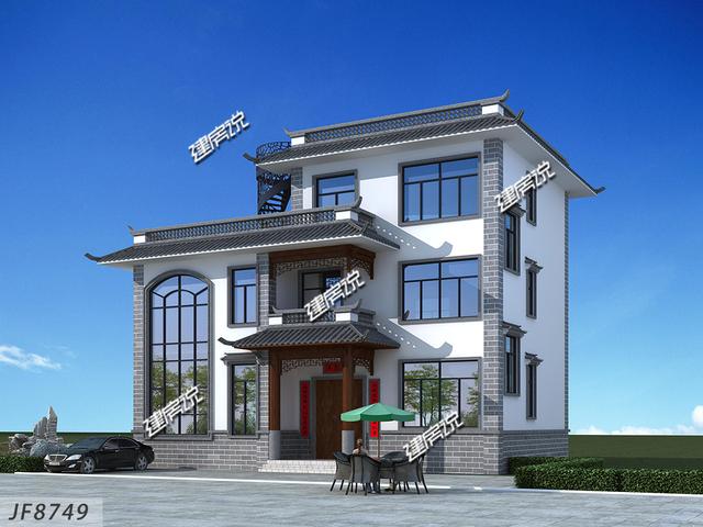 中式別墅設(shè)計圖，準(zhǔn)備35萬開建，艾特所有農(nóng)村人，有地建房趁早，
