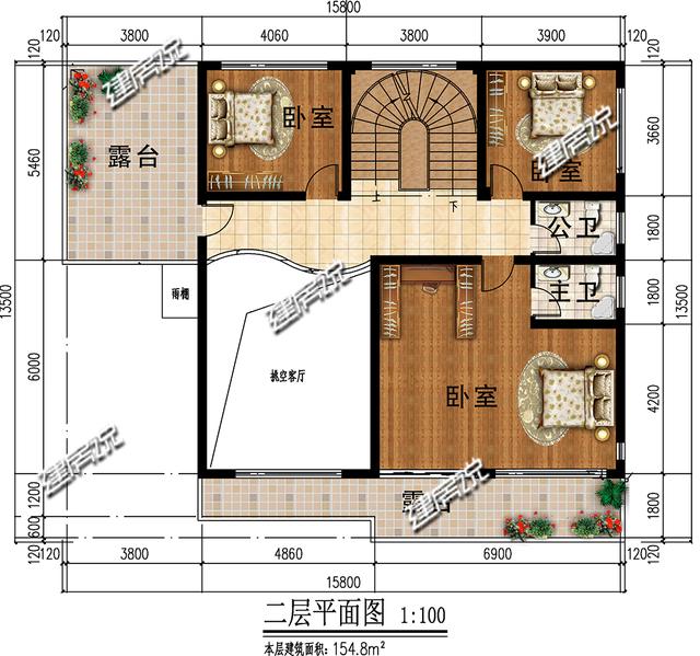 新款現代別墅設計圖，現代年輕人最愛，建一棟很拉風