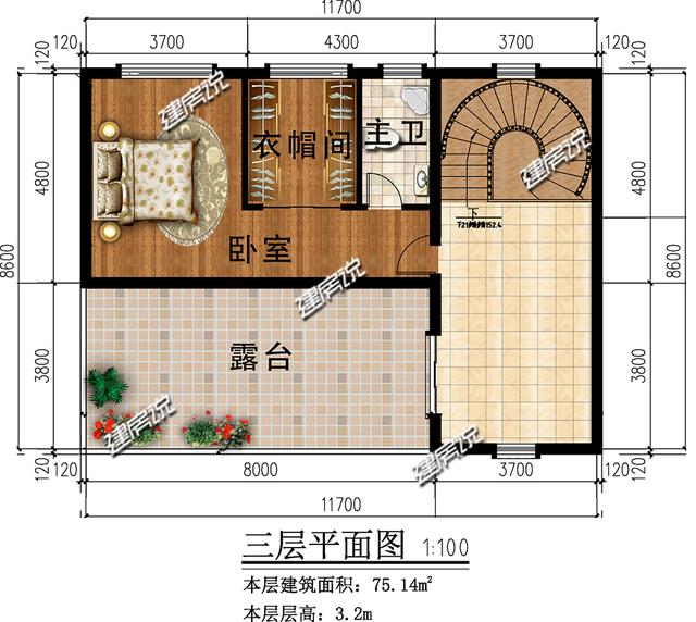 設(shè)計(jì)感十足的三層別墅設(shè)計(jì)圖，太好看了，一眼就愛上