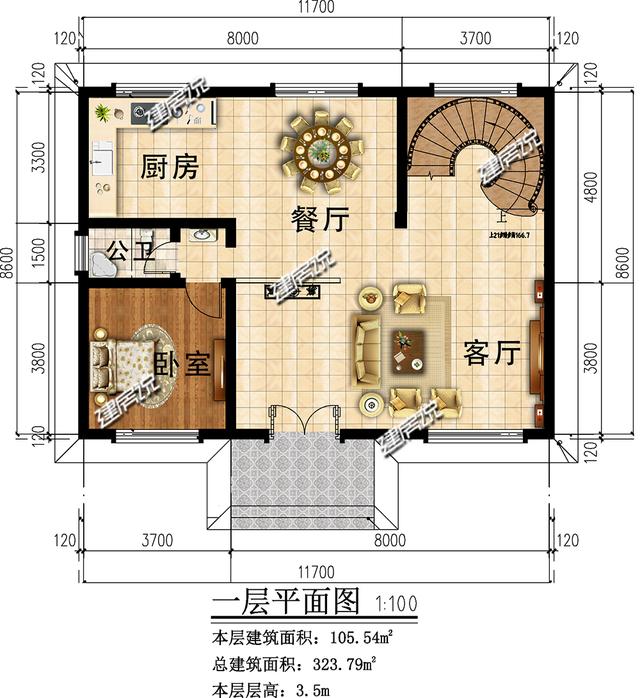 設(shè)計(jì)感十足的三層別墅設(shè)計(jì)圖，太好看了，一眼就愛上