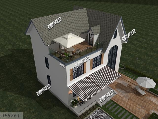 設(shè)計(jì)感十足的三層別墅設(shè)計(jì)圖，太好看了，一眼就愛上