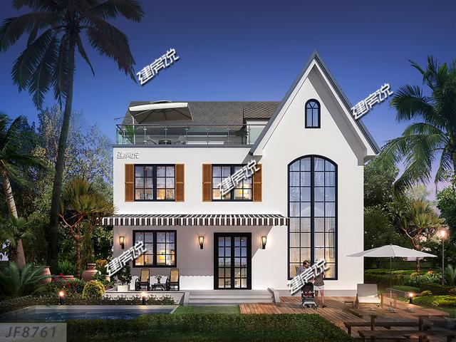 設(shè)計(jì)感十足的三層別墅設(shè)計(jì)圖，太好看了，一眼就愛上